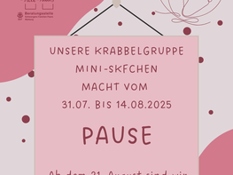 Mini-SkFchen macht Pause